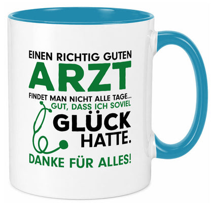 Richtig guter Arzt | Dankeschön Tasse Ã„rzte Spruch Geschenk Humor Geschenkidee