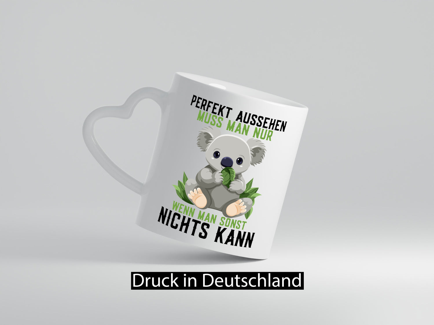 Perfekt Aussehen | Kompetenz süßer Koala Frauen lustig Humor Geschenkidee