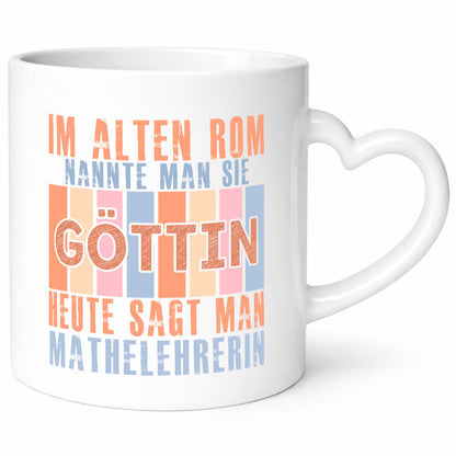 Heute sagt man: Mathelehrerin | Lehrer Mathe Geschenkidee Humor Tasse