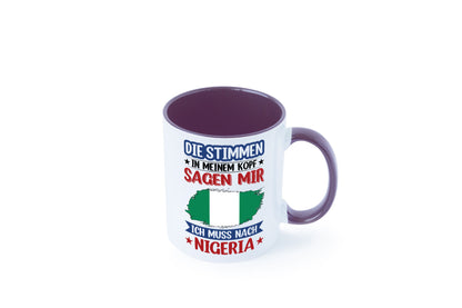 Nigeria | Urlaub Stimmen in meinem Kopf Traumland Geschenk Humor Geschenkidee