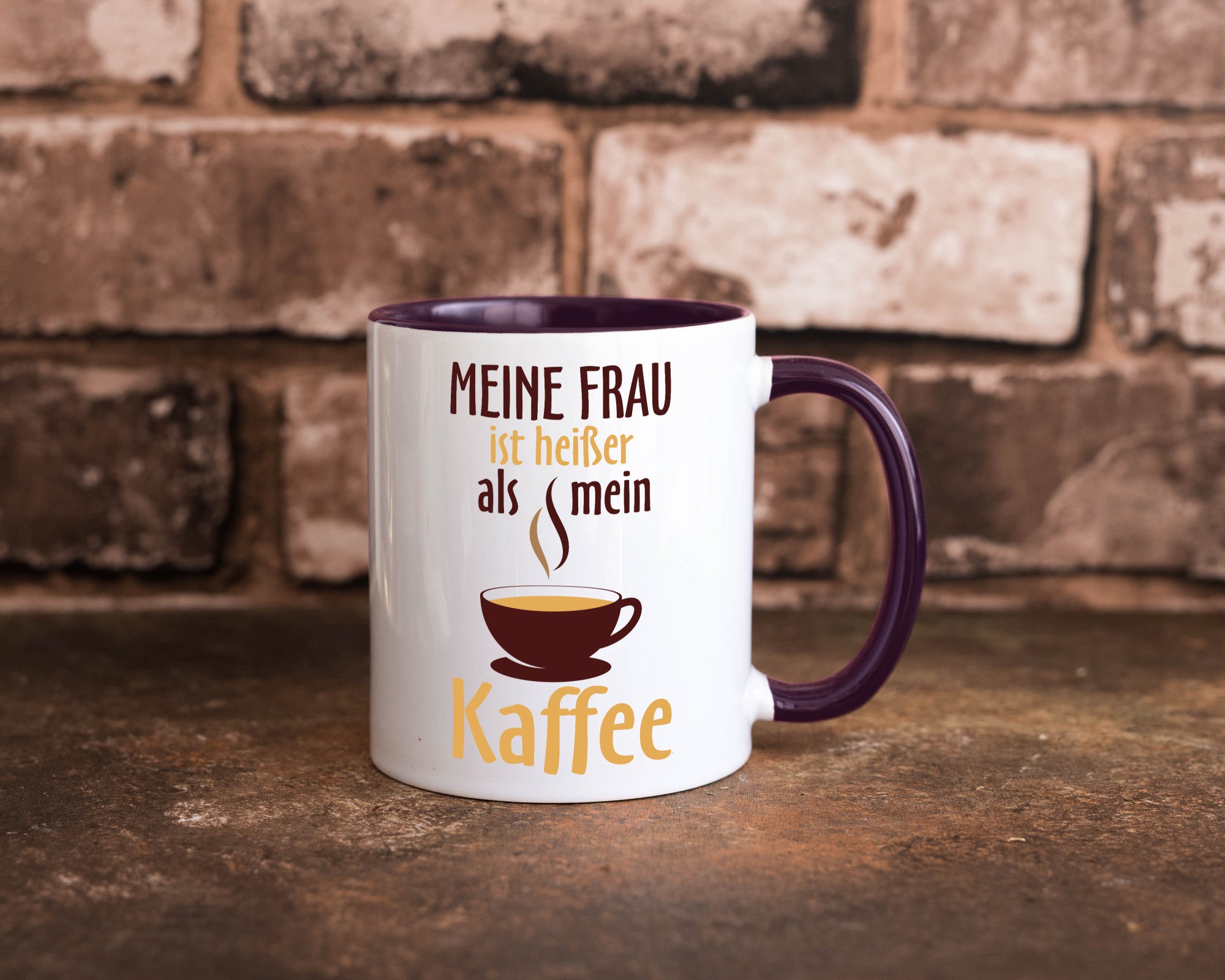 Meine Frau ist heißer als Kaffee | Ehe Partnerschaft Geschenk Humor