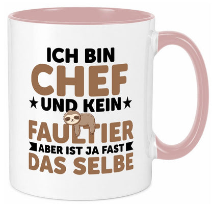 Ich bin kein Faultier: Chef | Führungskraft Vorgesetzter lustig Arbeit Kollegen Tasse
