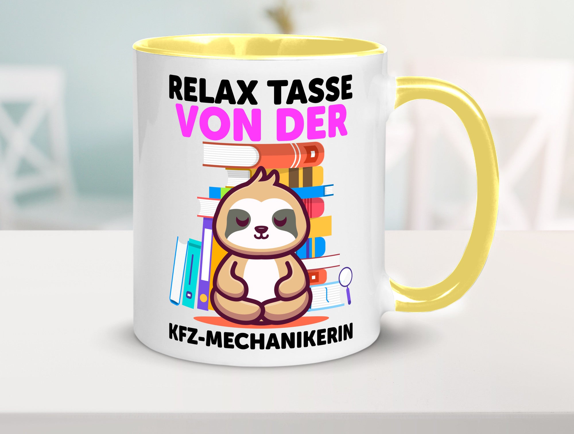 Relax Tasse: KFZ-Mechanikerin | Mechaniker KFZ Humor Geschenkidee Tasse