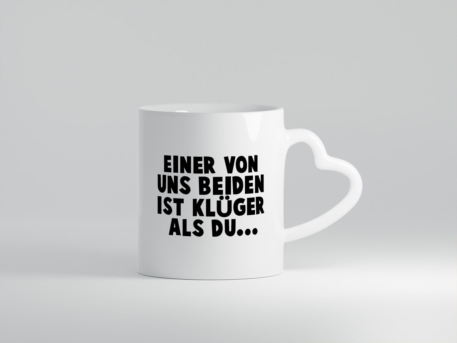 Einer von uns beiden ist klüger als du | Streber lustig Humor Geschenkidee