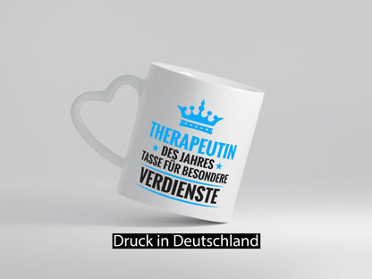 Besonderer Verdienst: Therapeutin | Psychotherapie lustig Humor Geschenkidee