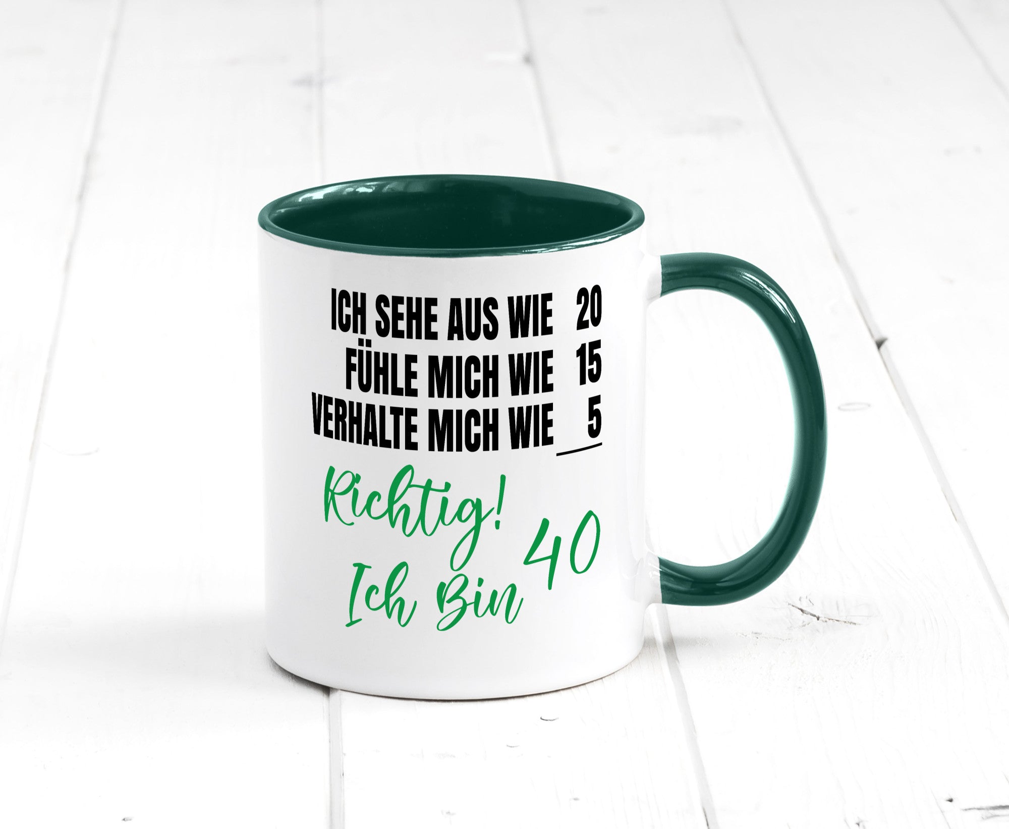 Ich bin Jung | 40 Geburtstag Verhalte mich wie ein Kind Geschenk Geschenkidee