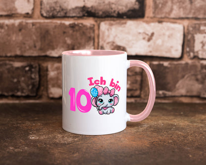 10. Geburtstag | 10 Jahre Elefant Mädchen Geschenk Geschenkidee lustiger Spruch