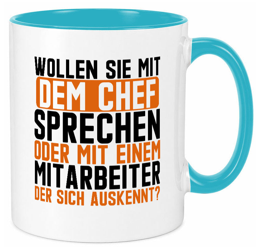 Wollen sie mit dem Chef Sprechen | Mitarbeiter Humor Arbeit Kollegen Büro