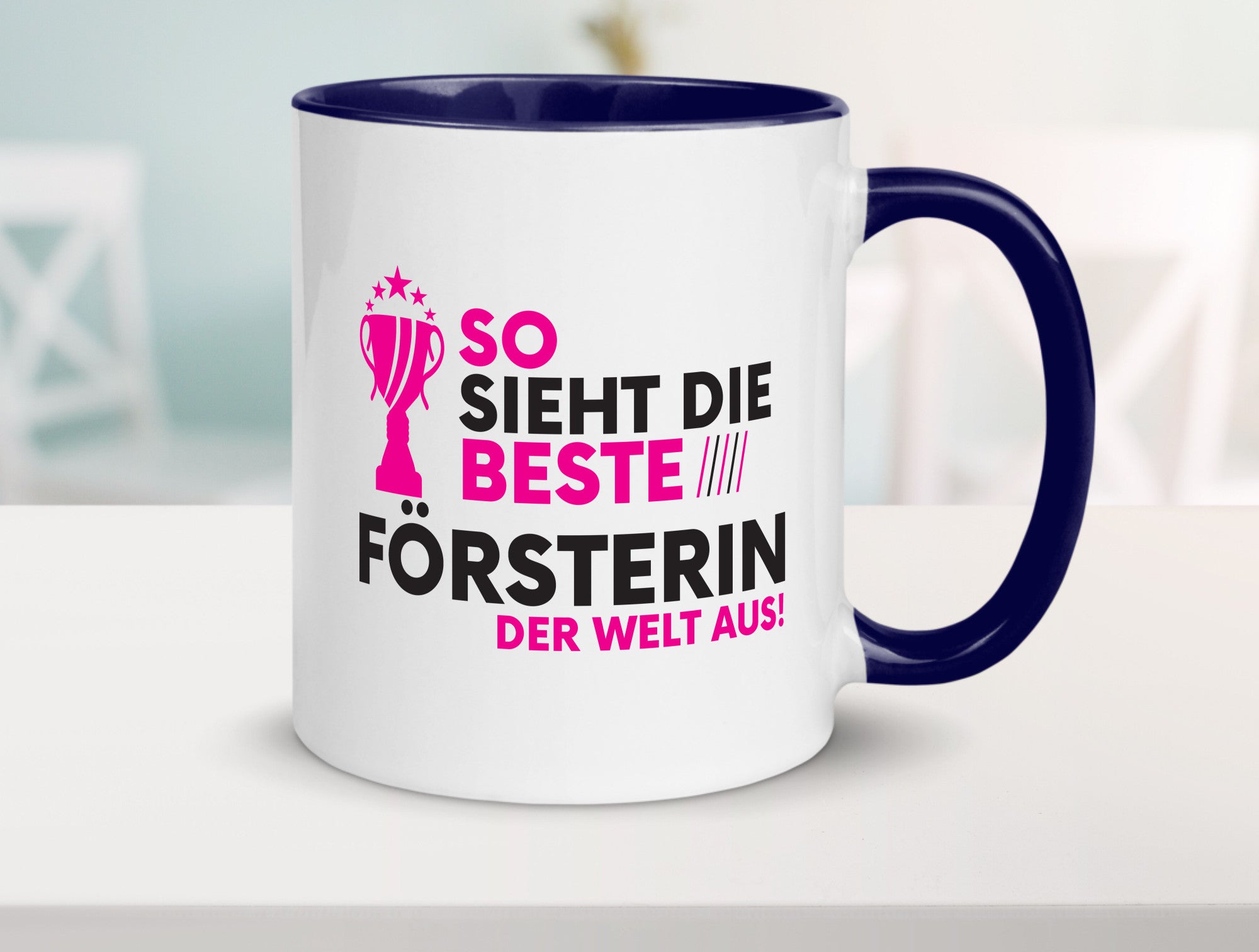 Die Weltbeste Försterin | Forst Arbeit Humor Kollegen Büro Geschenkidee Tasse