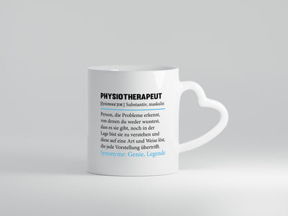 Physiotherapeut | Spruch Beruf Humor lustig Arbeit Kollegen Büro Geschenk Tasse