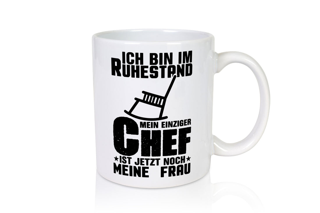 Ich bin im Ruhestand lustig Jubiläum Geschenk Tasse