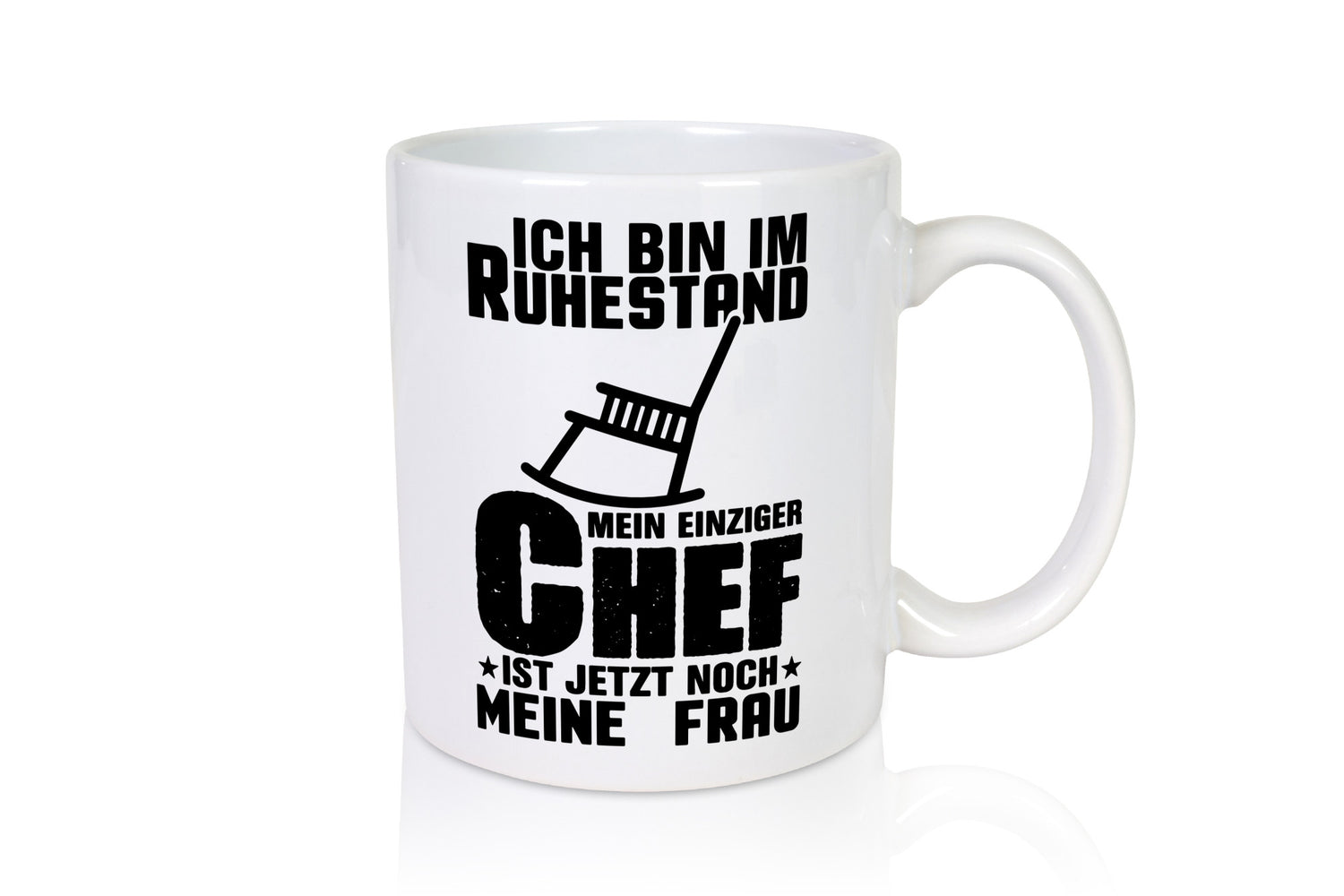 Ich bin im Ruhestand lustig Jubiläum Geschenk Tasse