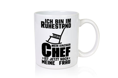 Ich bin im Ruhestand lustig Jubiläum Geschenk Tasse