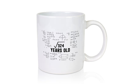 Quadratwurzel 324 | Geburtstag 18 Jahre Mathematik lustig Geschenkidee Geschenk