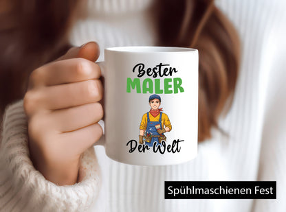 Bester Maler | Malerei v2 Geschenkidee Humor Tasse