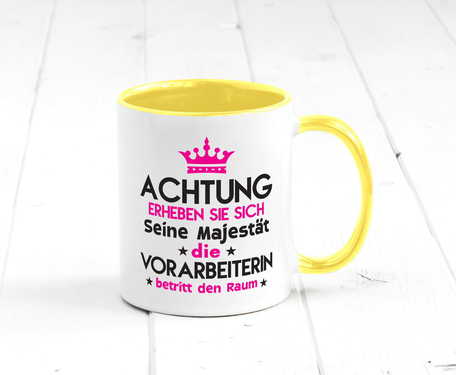 Seine Majestät Vorarbeiterin | Kollegin Teamleiter lustig Arbeit Kollegen Büro