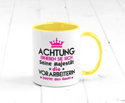 Seine Majestät Vorarbeiterin | Kollegin Teamleiter lustig Arbeit Kollegen Büro