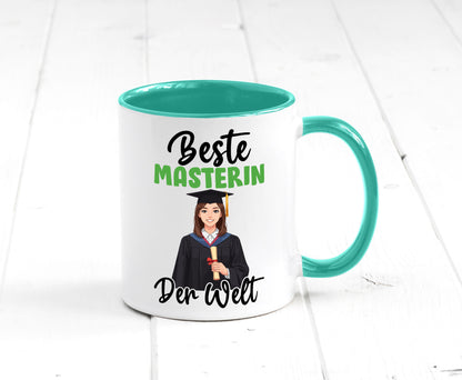 Beste Masterin | Student Uni Studium Humor Geschenkidee Tasse