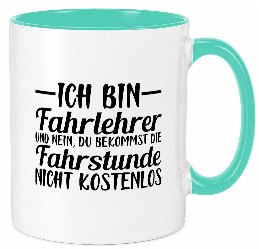 Fahrstunde | Fahrlehrer Tasse fahren Fahrschüler Humor Geschenkidee