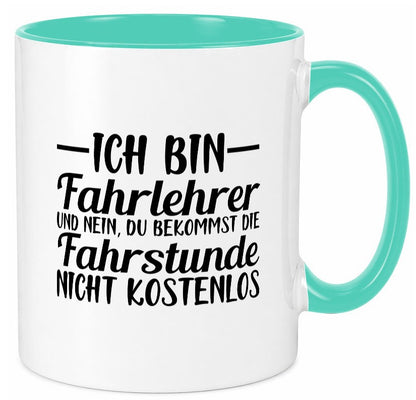Fahrstunde | Fahrlehrer Tasse fahren Fahrschüler Humor Geschenkidee