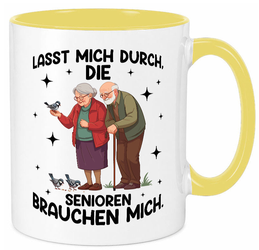 Senioren brauchen mich | Altenpflege Pflegekraft lustiger Spruch Geschenk Humor