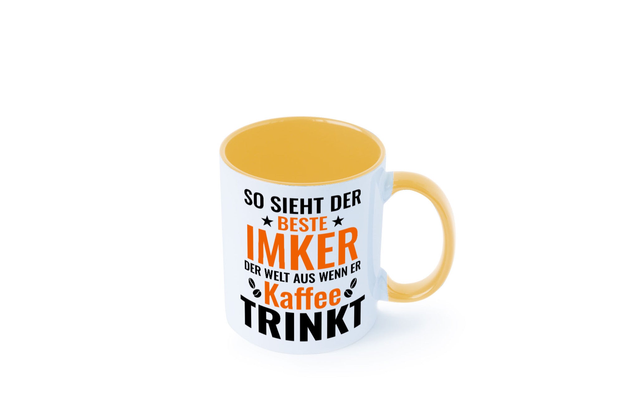 Kaffee trinkt: Imker | Imkerei lustiger Spruch Geschenk Humor Geschenkidee Tasse
