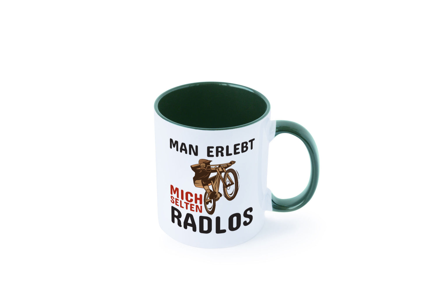Selten Radlos | Spruchtasse Fahrrad Männer Humor lustiger Spruch Geschenk