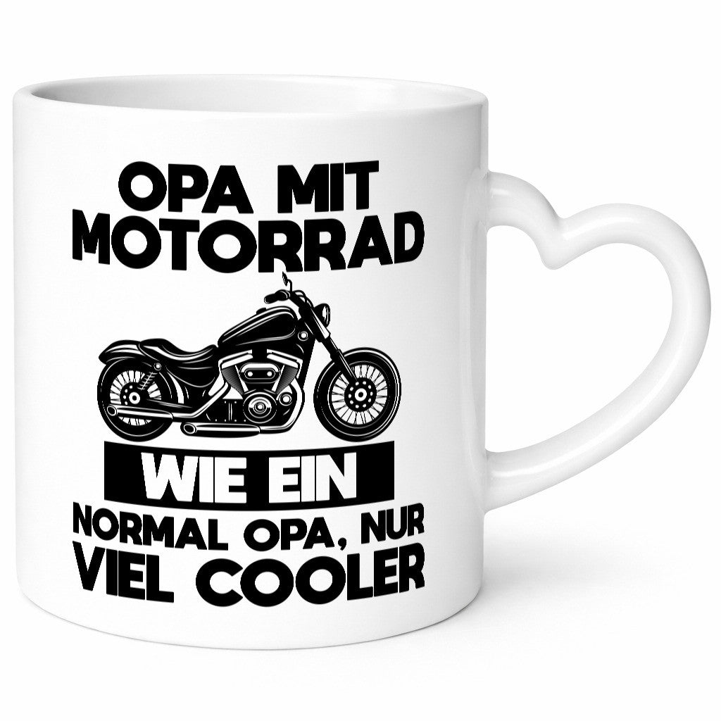 Opa mit Motorrad, viel cooler | Motorrad lustig Familie Geschenkidee Geschenk