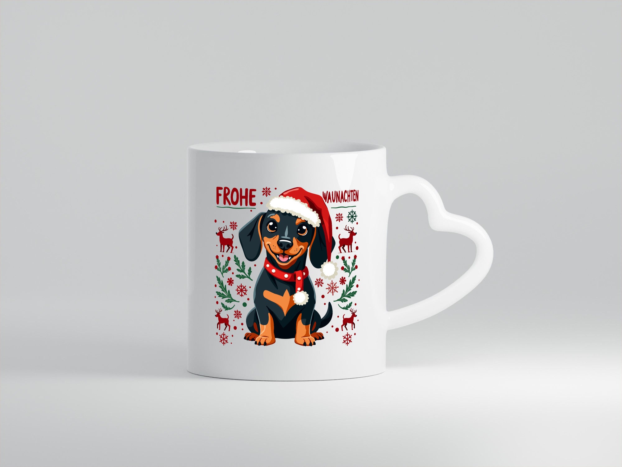 Frohe Waunachten | Ugly Christmas Weihnachtshund v2 Humor Tierliebhaber