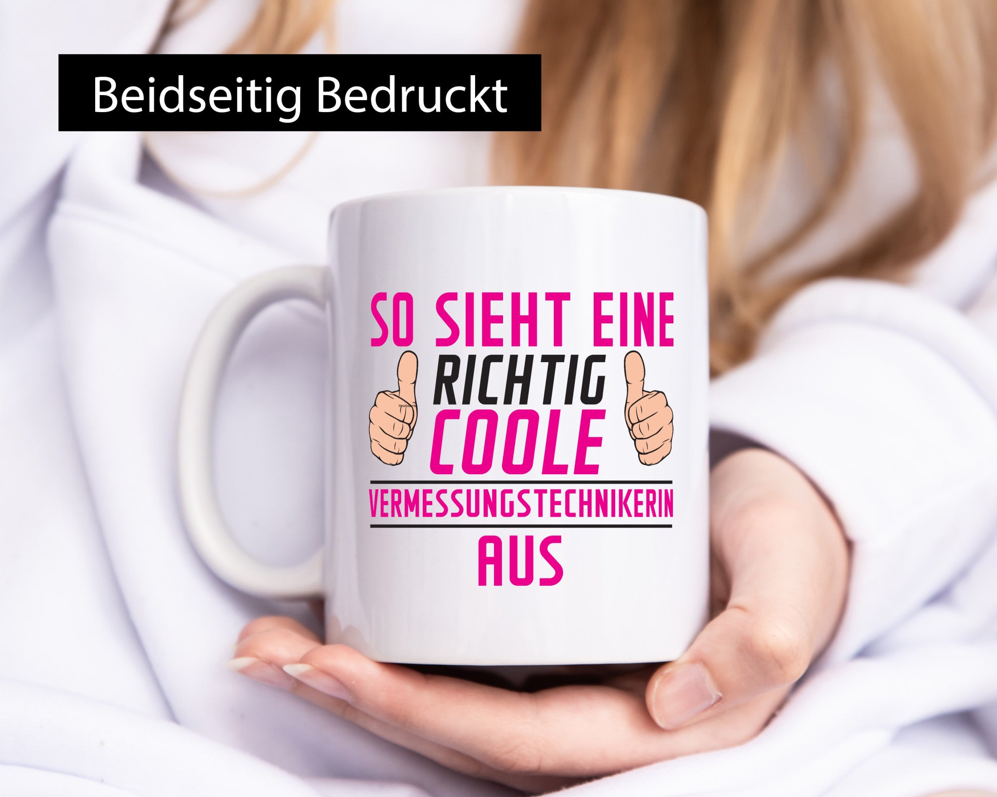 Richtig Coole Vermessungstechnikerin | Techniker Geschenkidee Humor Tasse