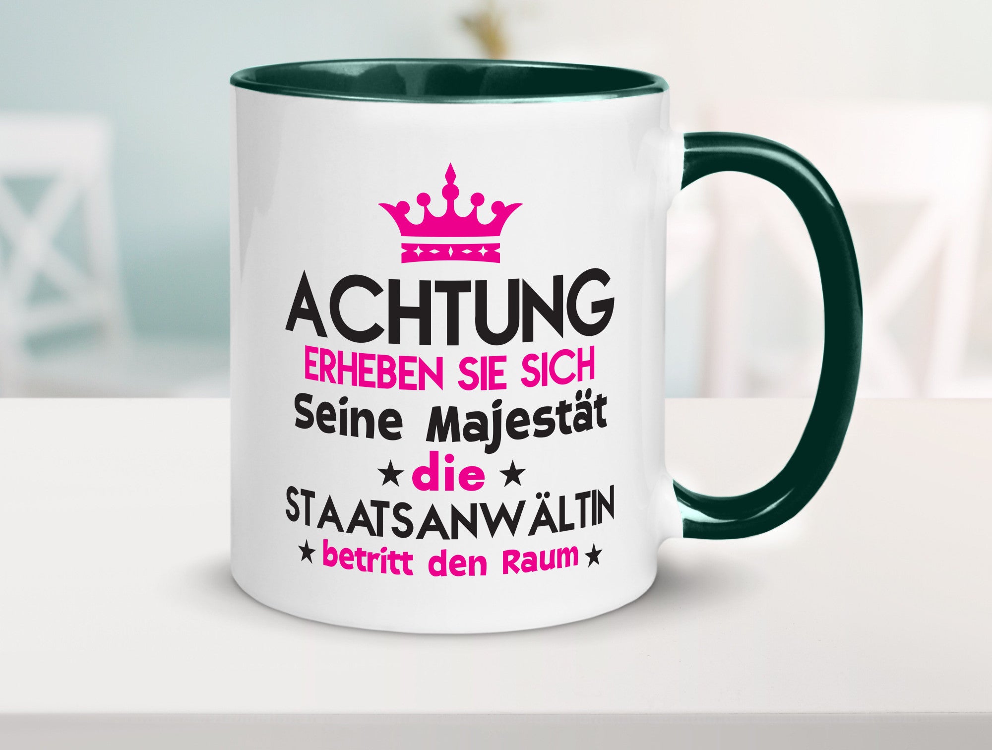 Seine Majestät Staatsanwältin | Anwältin lustiger Spruch Geschenk Humor