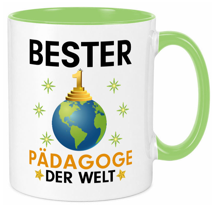 Welt Bester Pädagoge | Pädagogik Geschenk Humor Geschenkidee lustiger Spruch Tasse