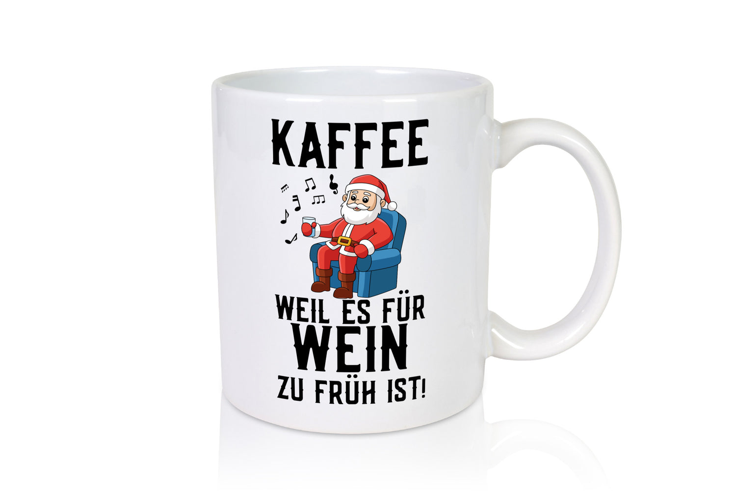 Kaffee | Wein Weihnachten Weihnachtsmann Santa Claus Geschenk Humor