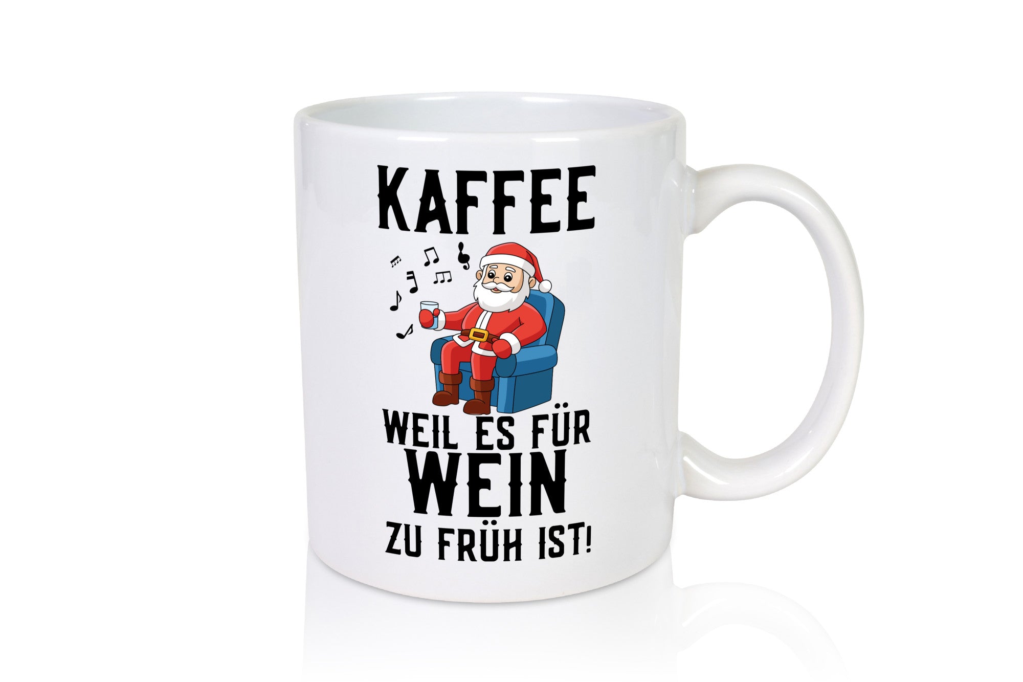 Kaffee | Wein Weihnachten Weihnachtsmann Santa Claus Geschenk Humor