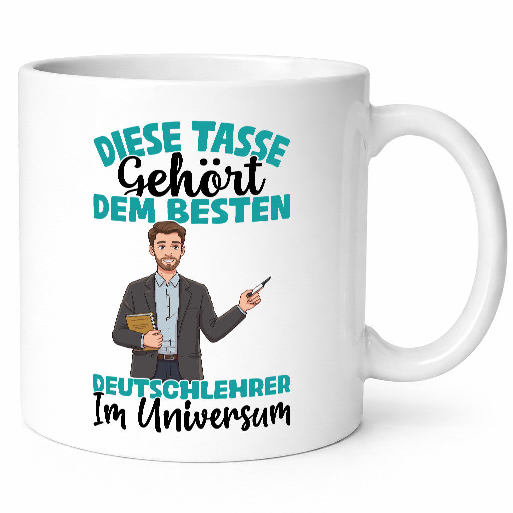 Im Universum: Deutschlehrer | Lehrer Schule lustig Humor Geschenkidee Geschenk