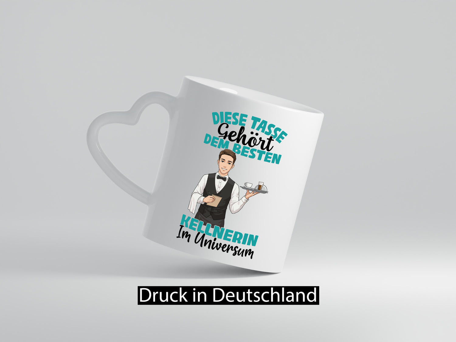 Im Universum: Kellner | kellnern Bedienung lustig Humor Geschenkidee Geschenk
