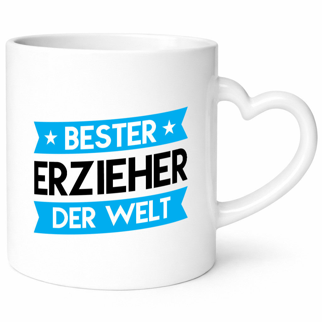 Bester Erzieher | Pädagoge Schule lustiger Spruch Geschenk Humor Geschenkidee Tasse