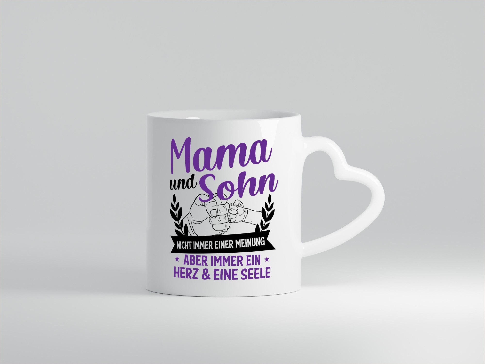 Mom and Son, Heart &amp; Soul | Fists Certificate Funny Family Gift Idea