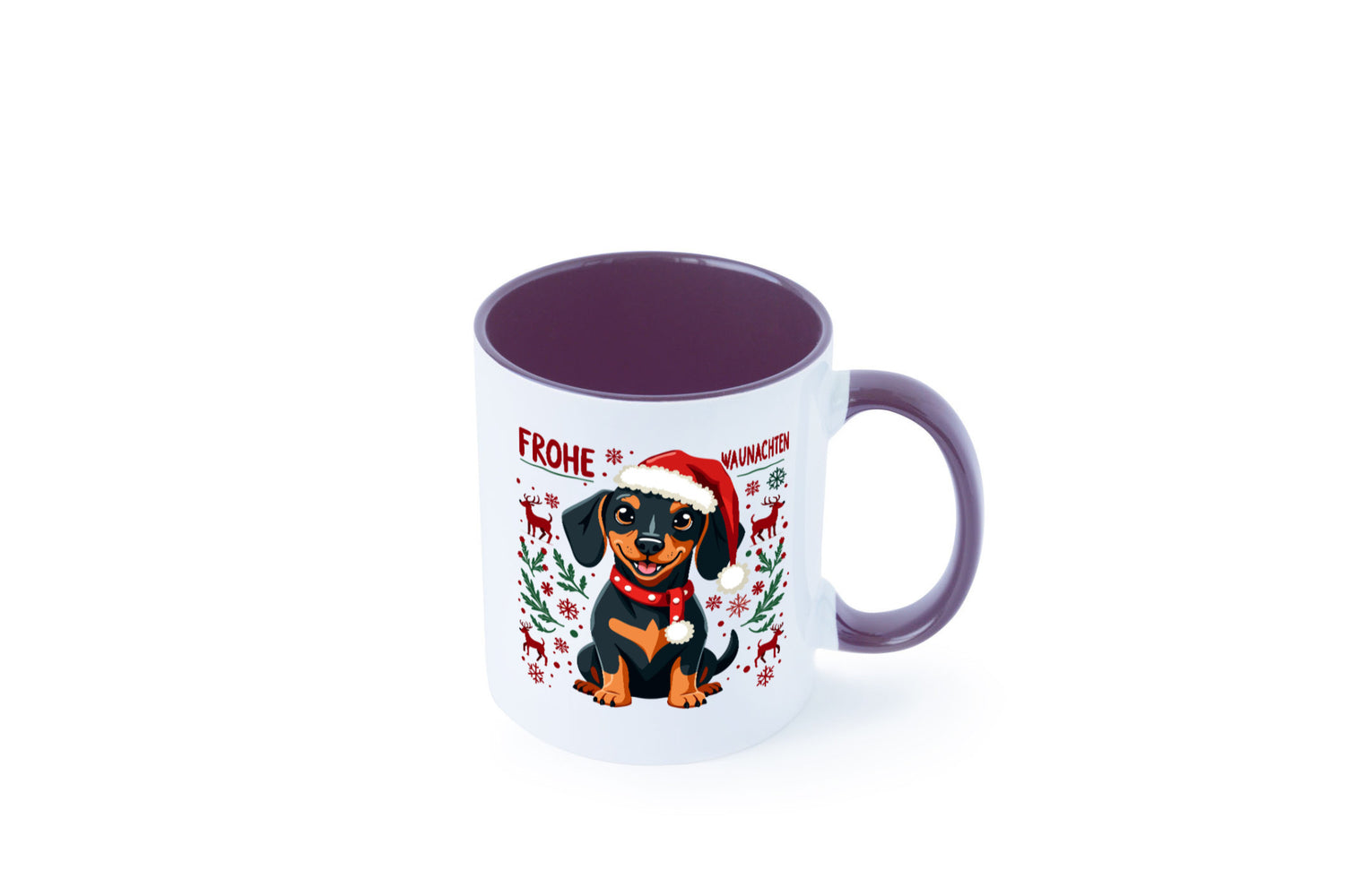Frohe Waunachten | Ugly Christmas Weihnachtshund v2 Humor Tierliebhaber