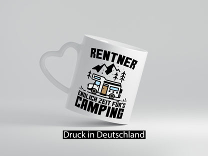 Endlich Zeit für´s campen | Rentner Ruhestand Humor Jubiläum Geschenkidee Tasse