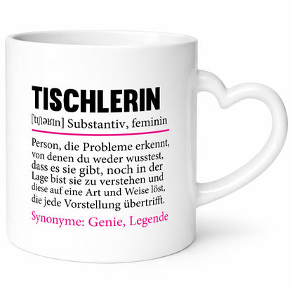 Tischlerin | Tischlerei Humor Spruch Beruf Arbeit Kollegen Büro Geschenkidee