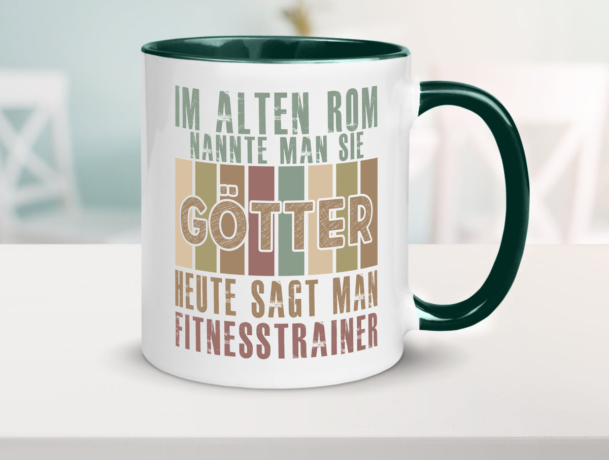 Heute sagt man: Fitnesstrainer | Personal Trainer Geschenkidee Humor Tasse