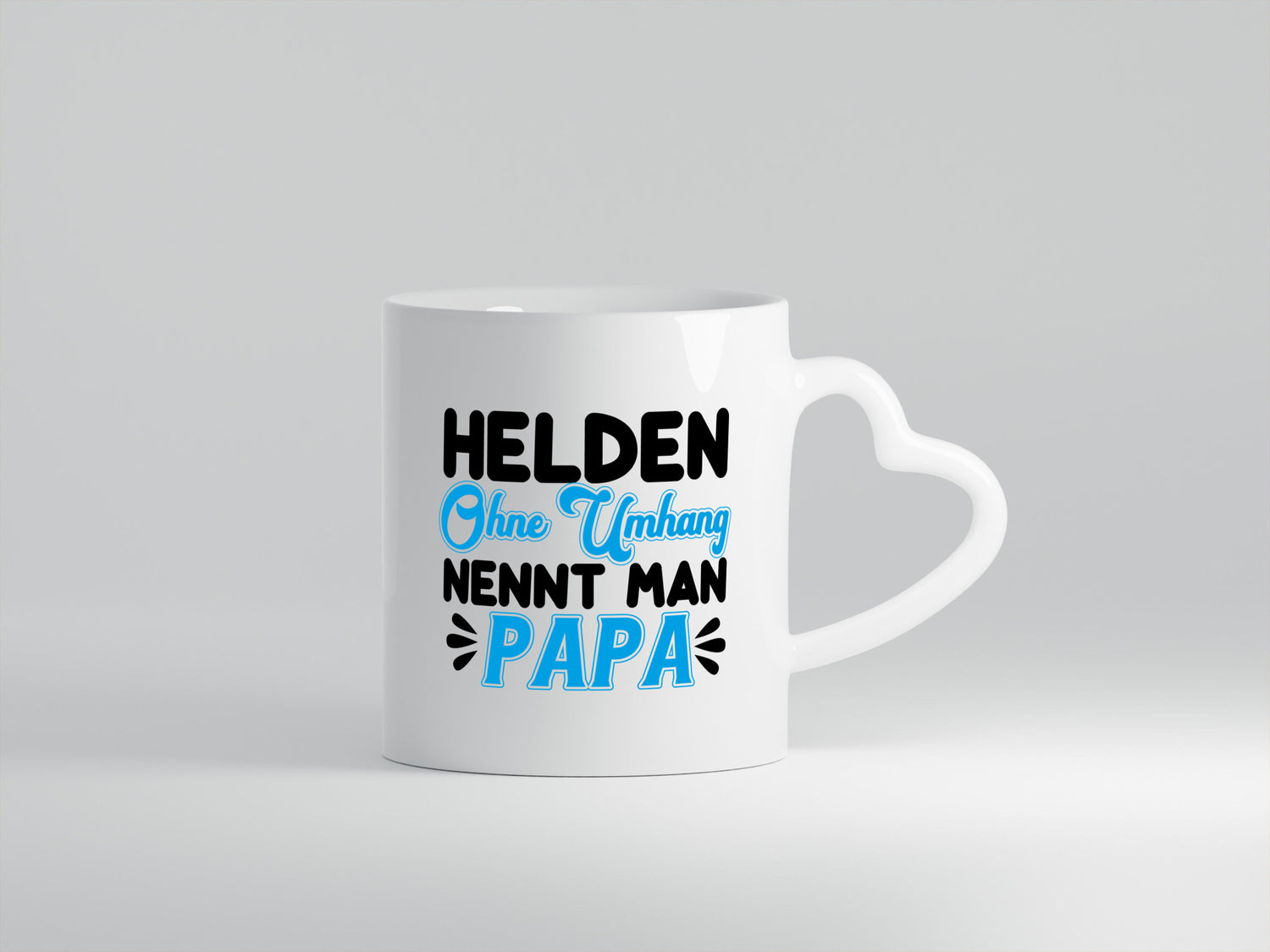 Superheld Papa Geschenk Humor Geschenkidee lustiger Spruch Tasse