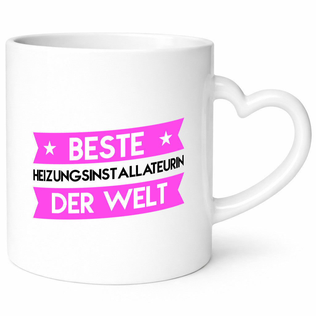 Beste Heizungsinstallateurin | Heizung Geschenkidee Humor Tasse