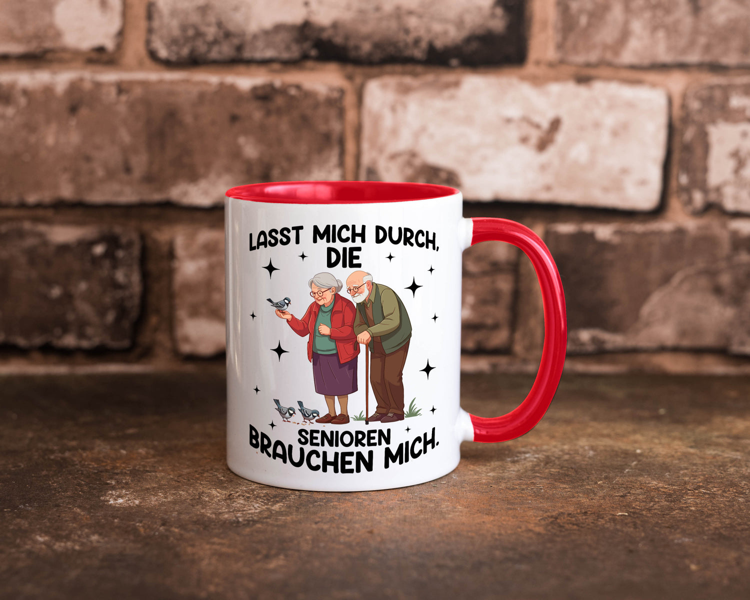 Senioren brauchen mich | Altenpflege Pflegekraft lustiger Spruch Geschenk Humor
