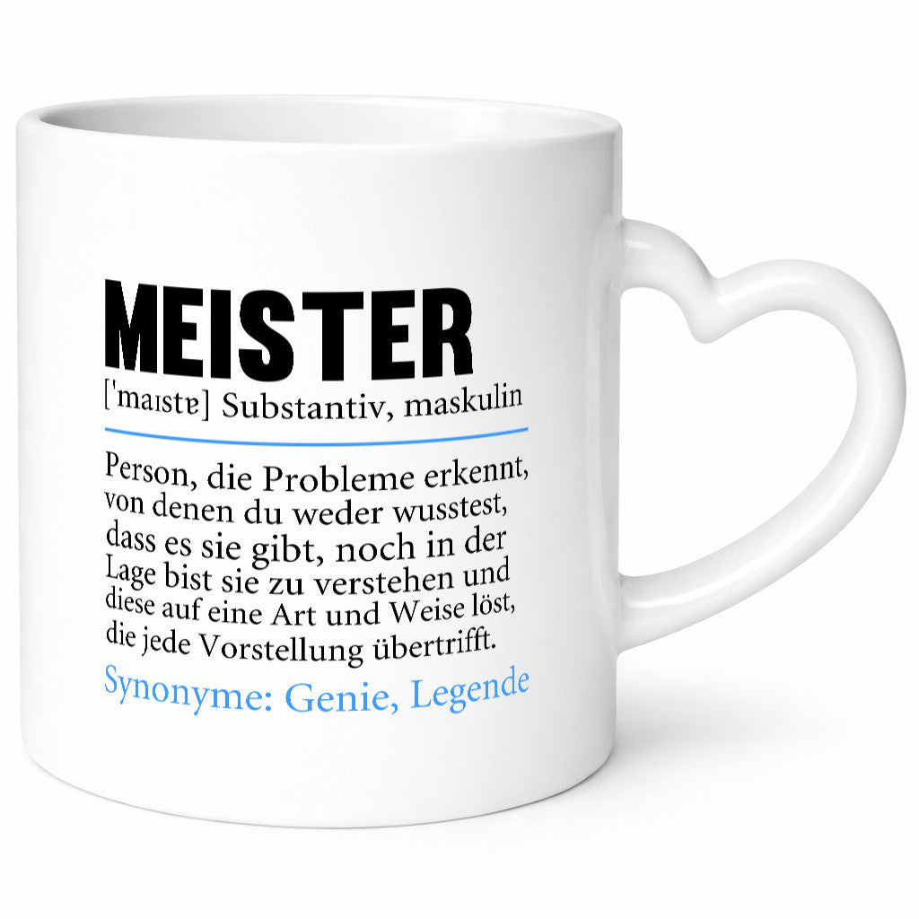 Meister | lustig Meisterbrief Beruf v2 Humor Arbeit Kollegen Büro Geschenkidee