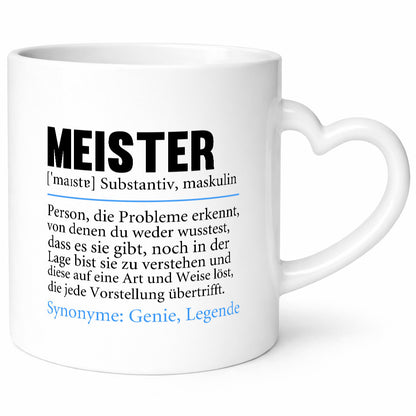 Meister | lustig Meisterbrief Beruf v2 Humor Arbeit Kollegen Büro Geschenkidee