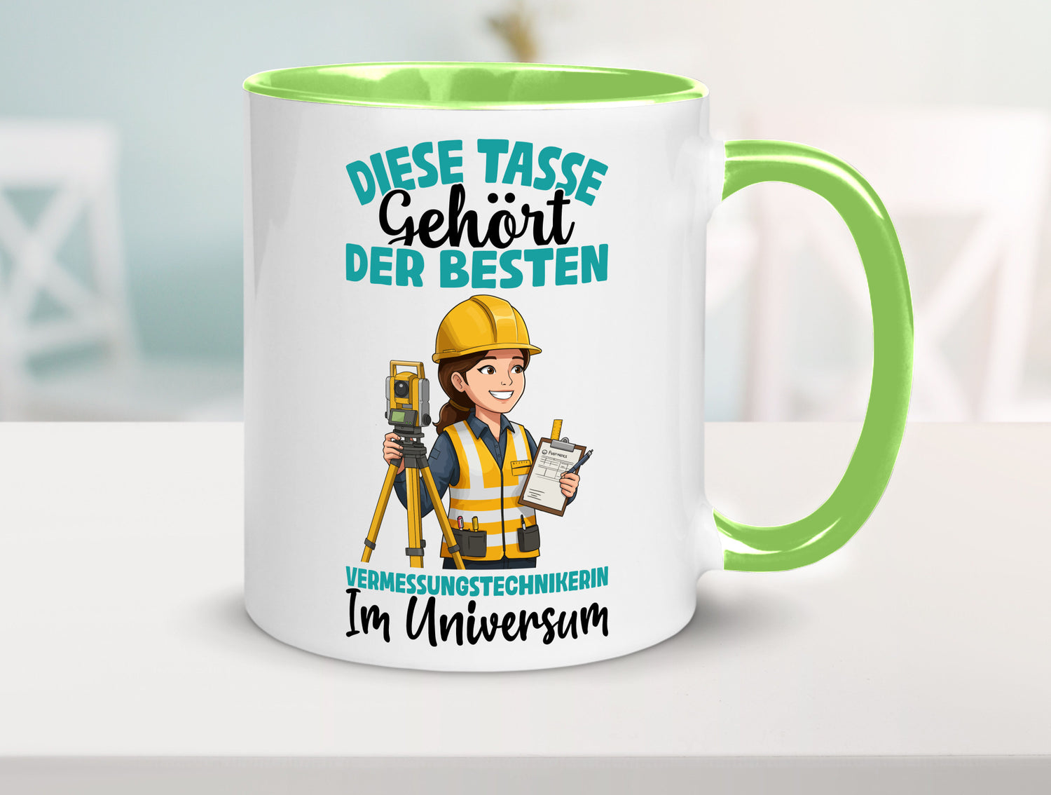 Im Universum: Vermessungstechnikerin | Techniker lustiger Spruch Geschenk Humor