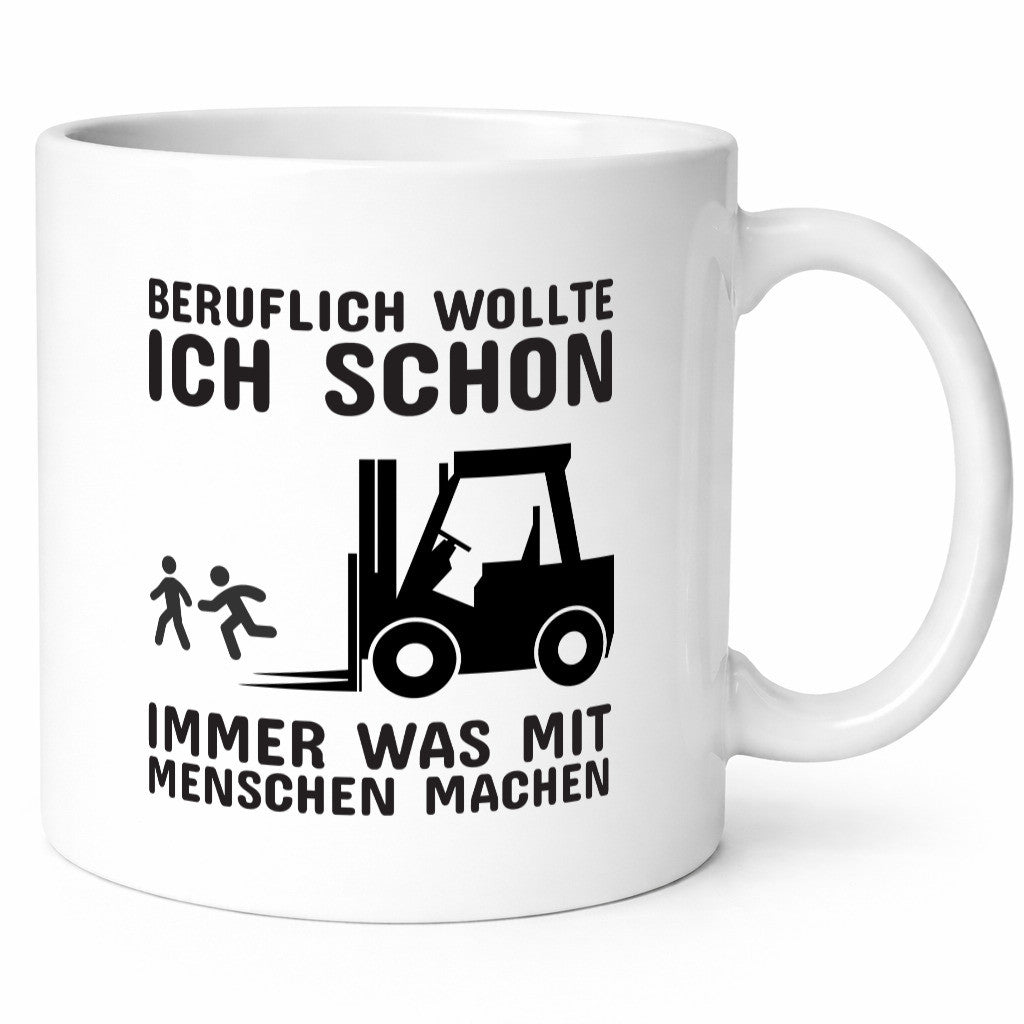 Staplerfahrer Humor | Gabelstapler Tasse Lagerist Geschenkidee