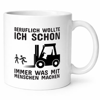 Staplerfahrer Humor | Gabelstapler Tasse Lagerist Geschenkidee